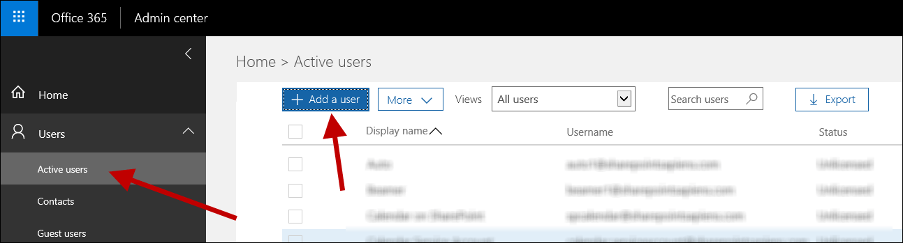 Admin portal