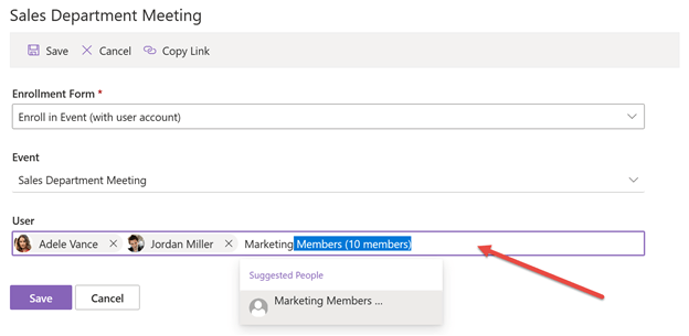 Enroll multiple users
