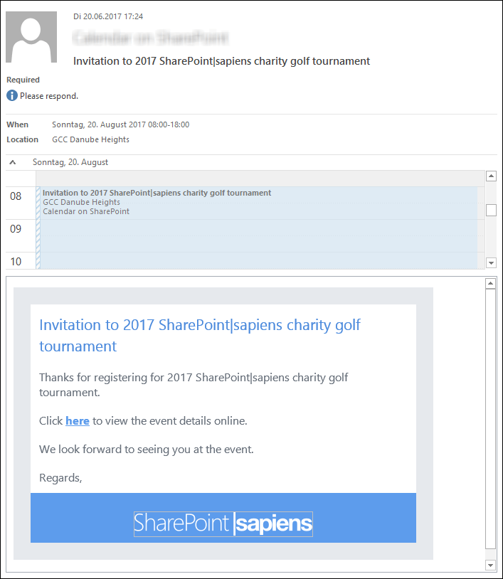 Email Invitation