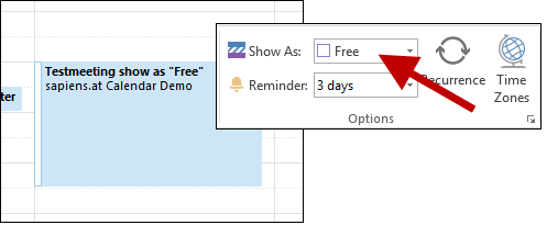 The event in outlook
